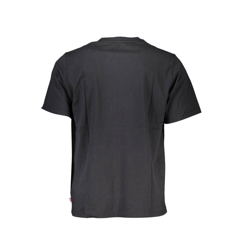 Levi's Black Cotton Men T-Shirt - Hilstor