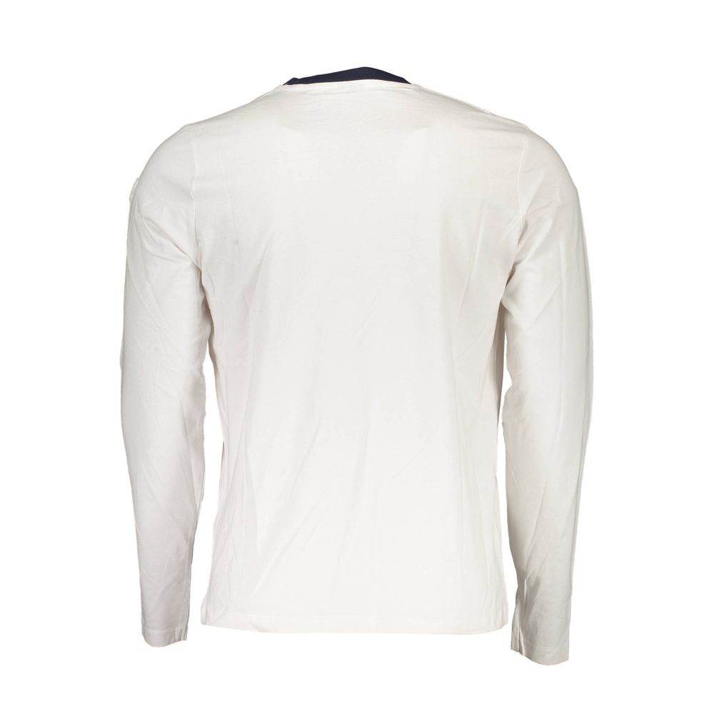 North Sails White Cotton Men T-Shirt - Hilstor