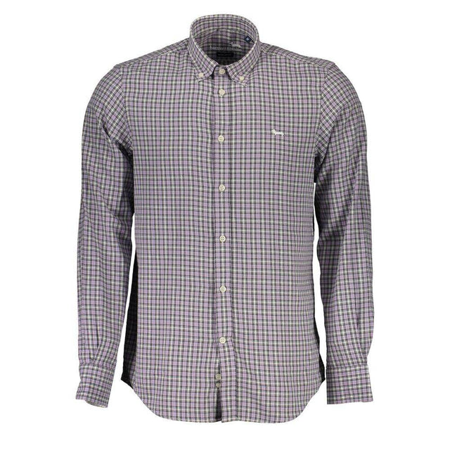 Harmont & Blaine Purple Cotton Men Shirt - Hilstor