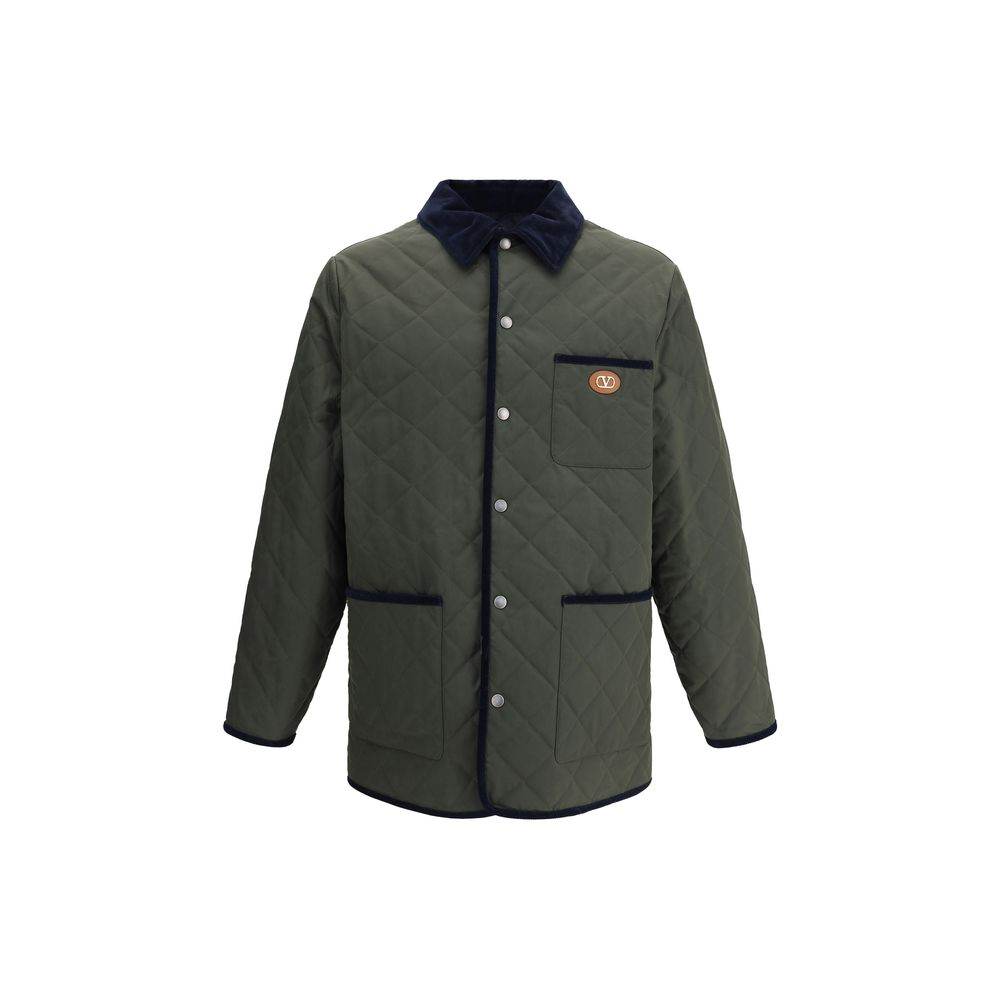 Valentino Logo quilted Jacket - Hilstor