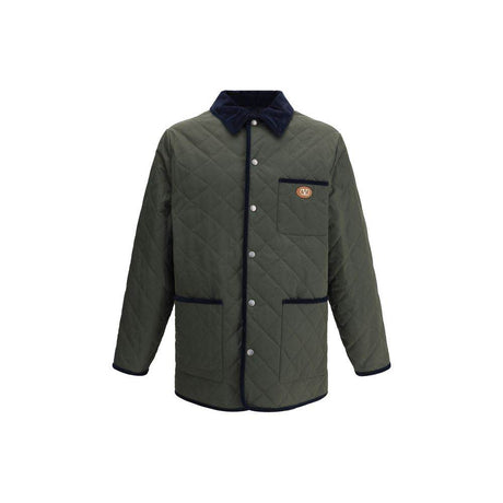 Valentino Logo quilted Jacket - Hilstor