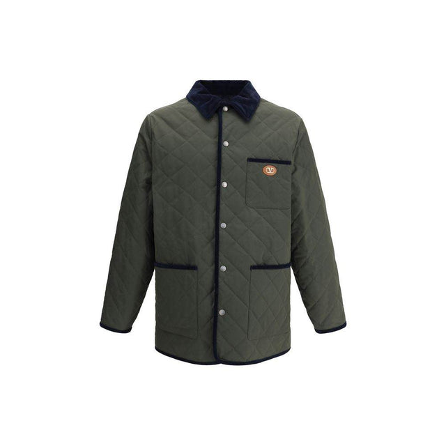 Valentino Logo quilted Jacket - Hilstor