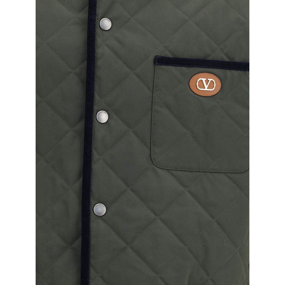 Valentino Logo quilted Jacket - Hilstor