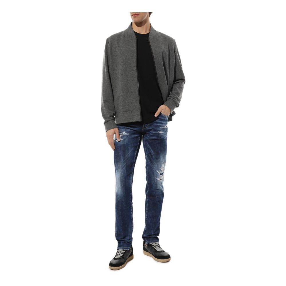 Dsquared² Blue Cotton Men Slim Jean - Hilstor