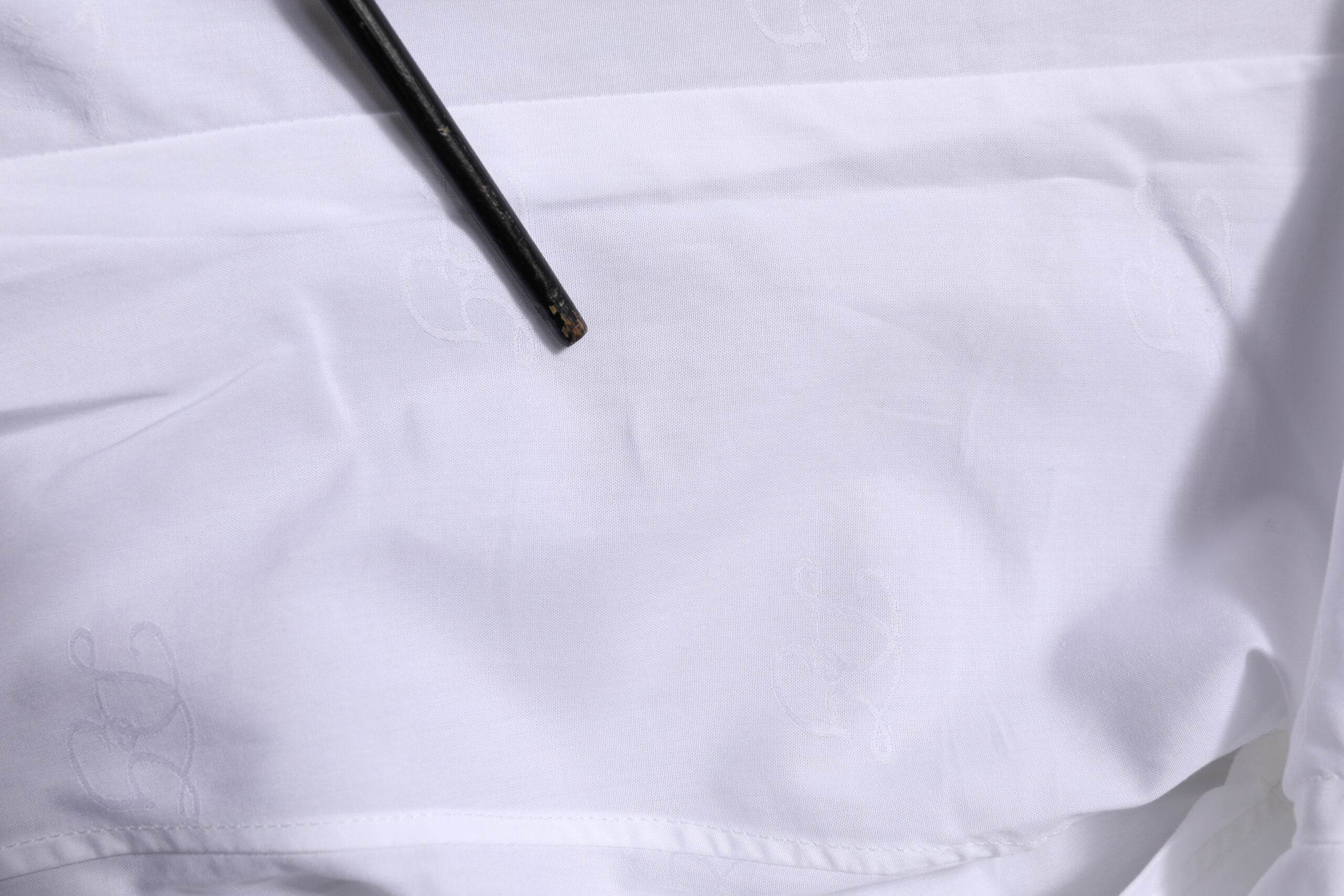 Dolce & Gabbana White Cotton GOLD Long Sleeves Formal Shirt - Hilstor