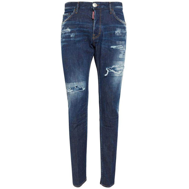 Dsquared² Blue Cotton Men Jeans - Hilstor