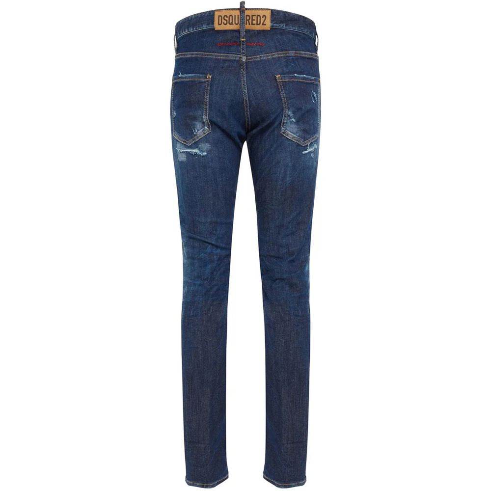 Dsquared² Blue Cotton Men Jeans - Hilstor