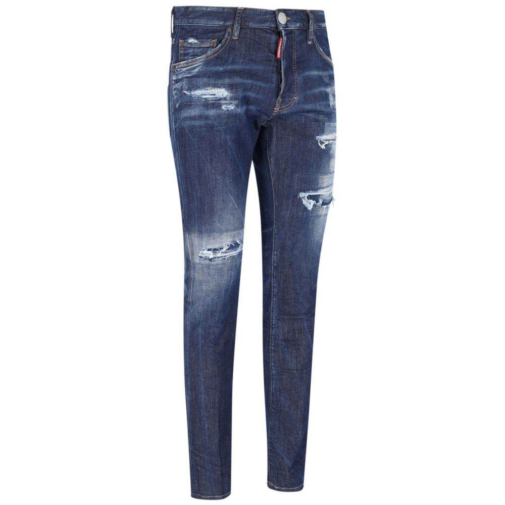 Dsquared² Blue Cotton Men Jeans - Hilstor