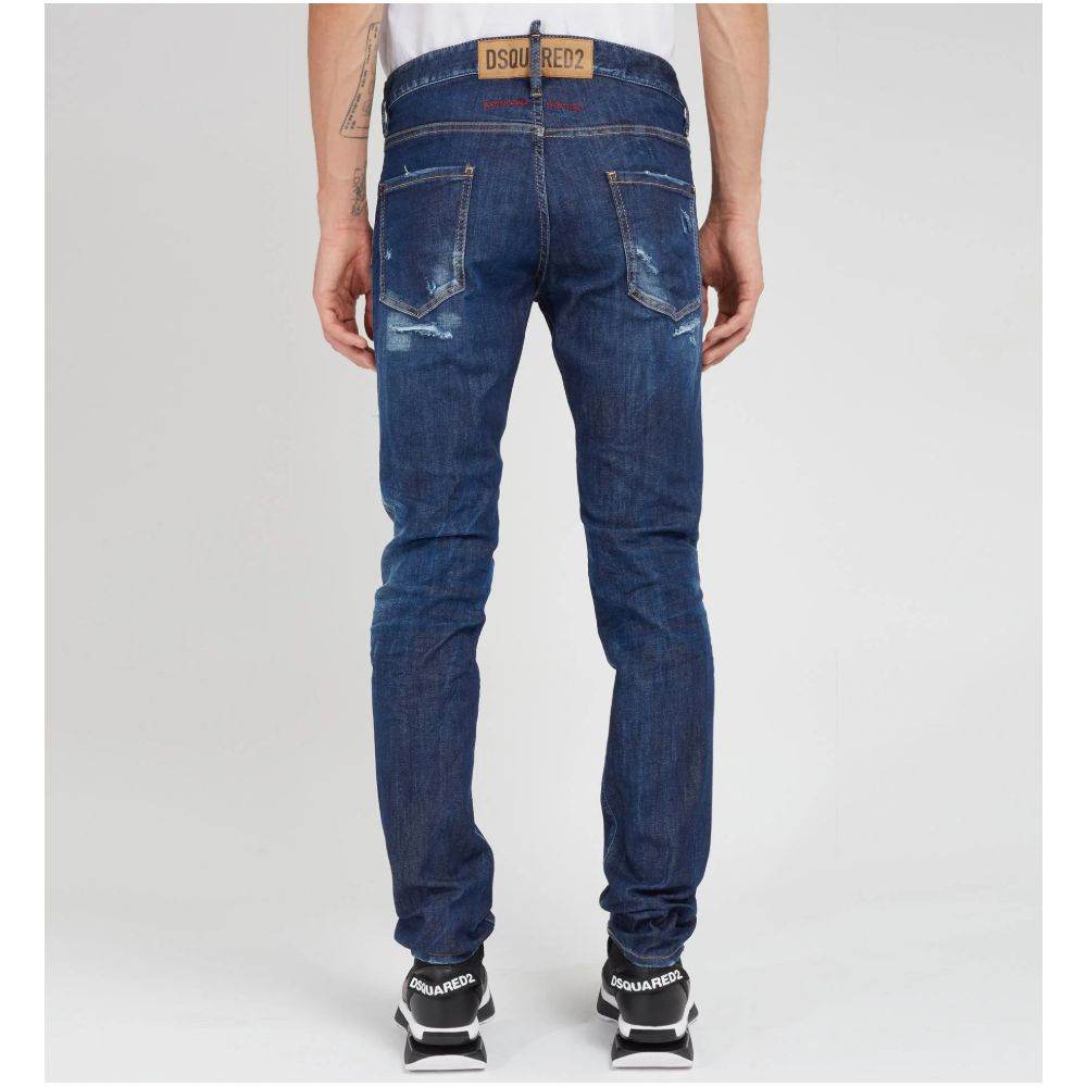 Dsquared² Blue Cotton Men Jeans - Hilstor