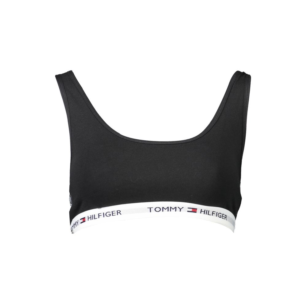 Tommy Hilfiger Sort bomuld Dame Sports BH