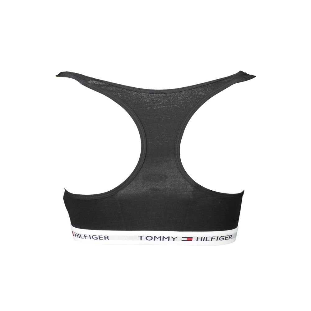 Tommy Hilfiger Sort bomuld Dame Sports BH