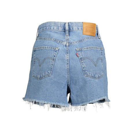Levi's Blue Cotton Women Shorts - Hilstor