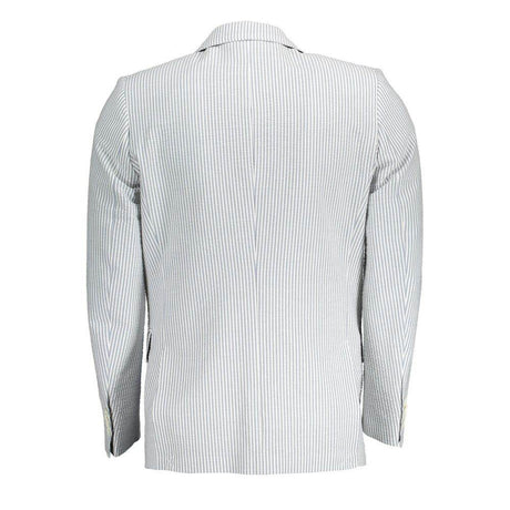 Gant White Cotton Men Jacket - Hilstor