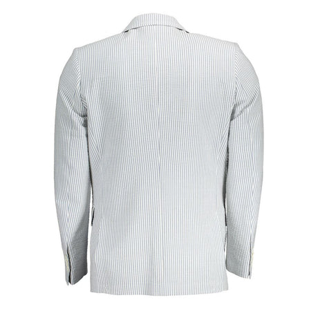 Gant White Cotton Men Jacket