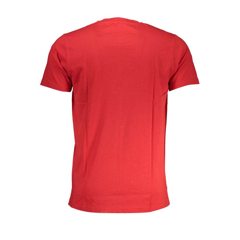 Cavalli Class Red Cotton T-Shirt - Hilstor