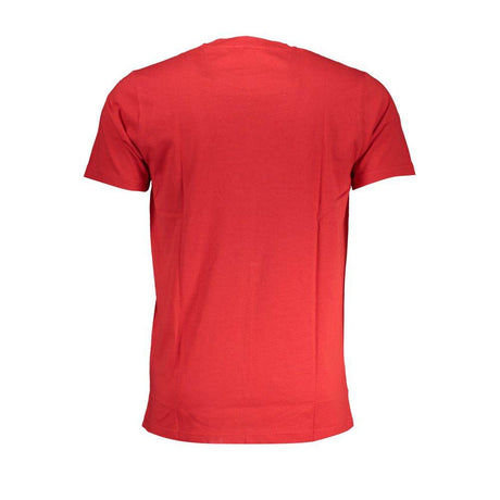 Cavalli Class Red Cotton T-Shirt - Hilstor