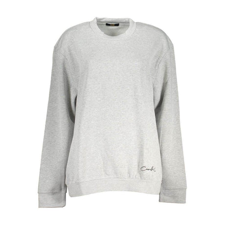 Cavalli Class Gray Cotton Women Sweater - Hilstor