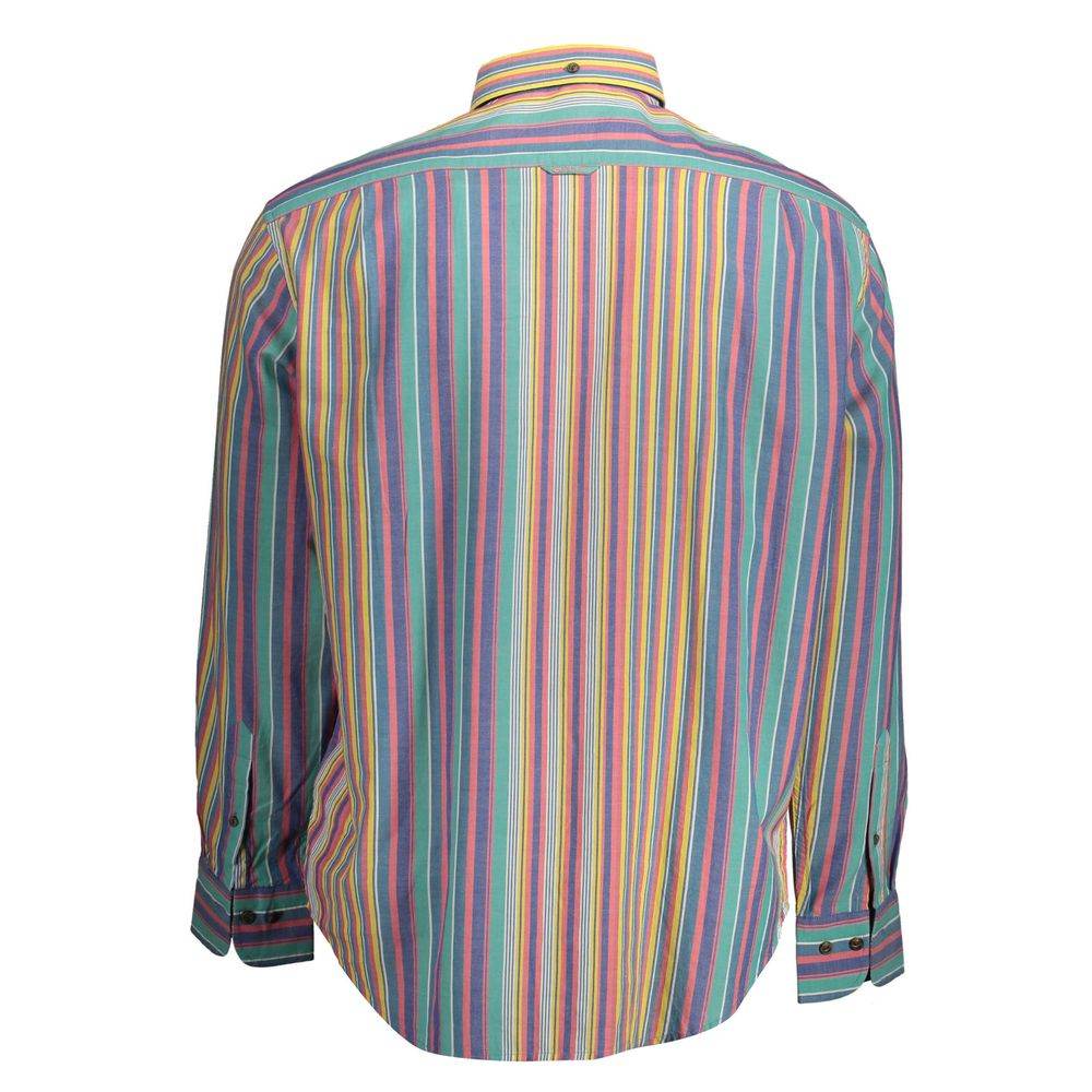 Gant Blue Cotton Men Shirt - Hilstor