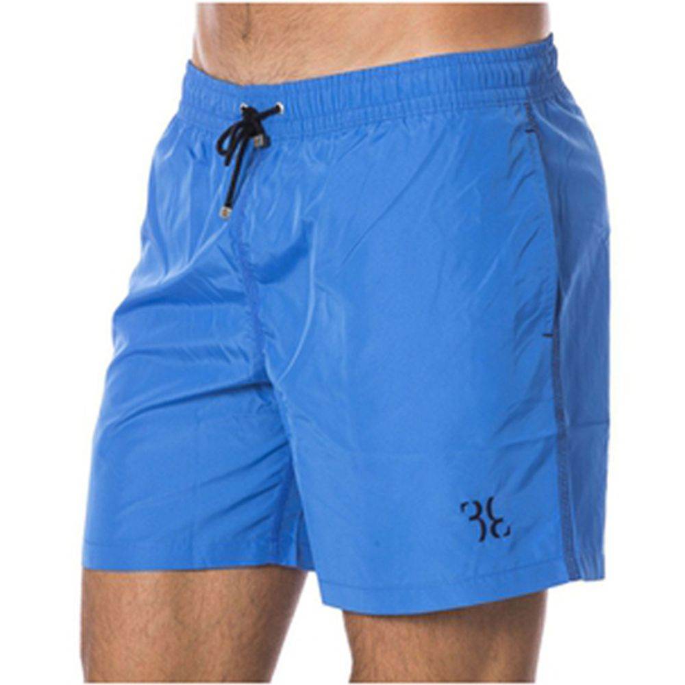 Billionaire Italian Couture Blue Polyester Men's Swimwear Boxer - Hilstor