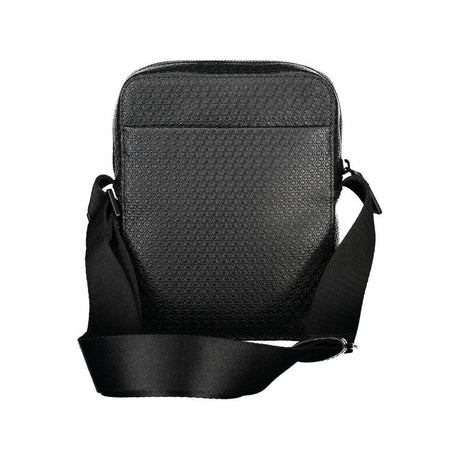 Calvin Klein Elegant Black Shoulder Bag with Contrasting Accents - Hilstor