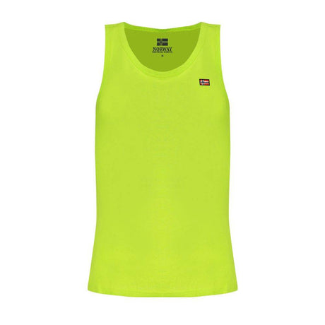 Norway 1963 Green Cotton Men Shirt - Hilstor