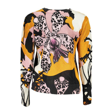 Desigual Pink Linen Sweater - Hilstor