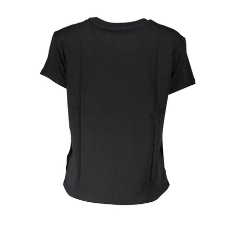 Patrizia Pepe Black Cotton Women T-Shirt - Hilstor