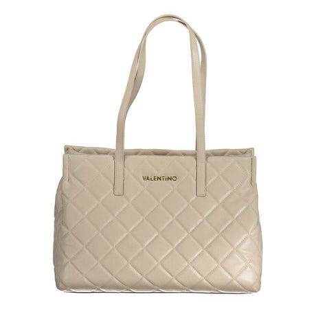 Mario Valentino Beige Polyethylene Handbag - Hilstor