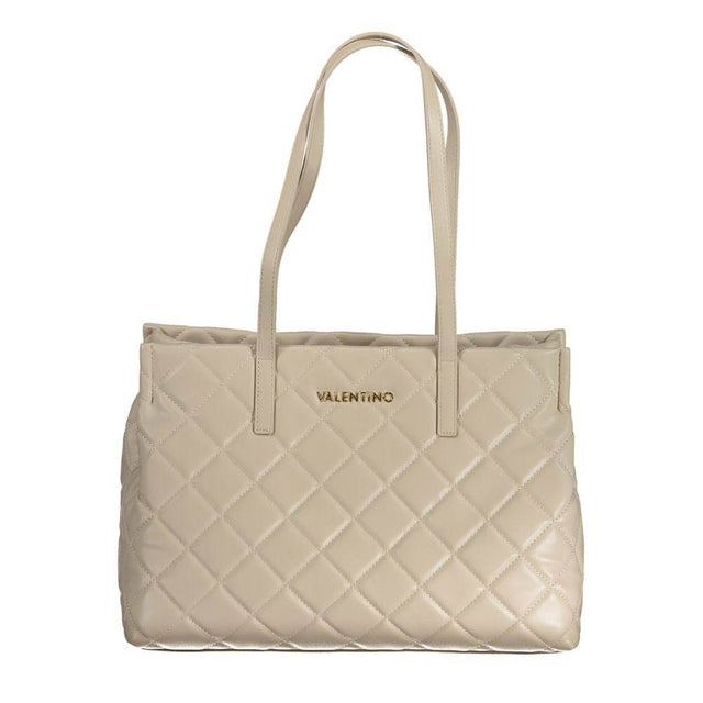 Mario Valentino Beige Polyethylene Handbag - Hilstor