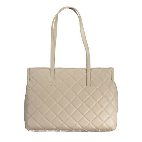 Mario Valentino Beige Polyethylene Handbag - Hilstor