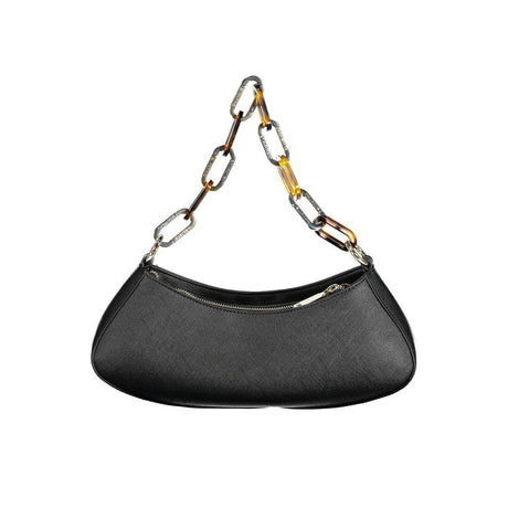 Mario Valentino Black Polyethylene Handbag - Hilstor