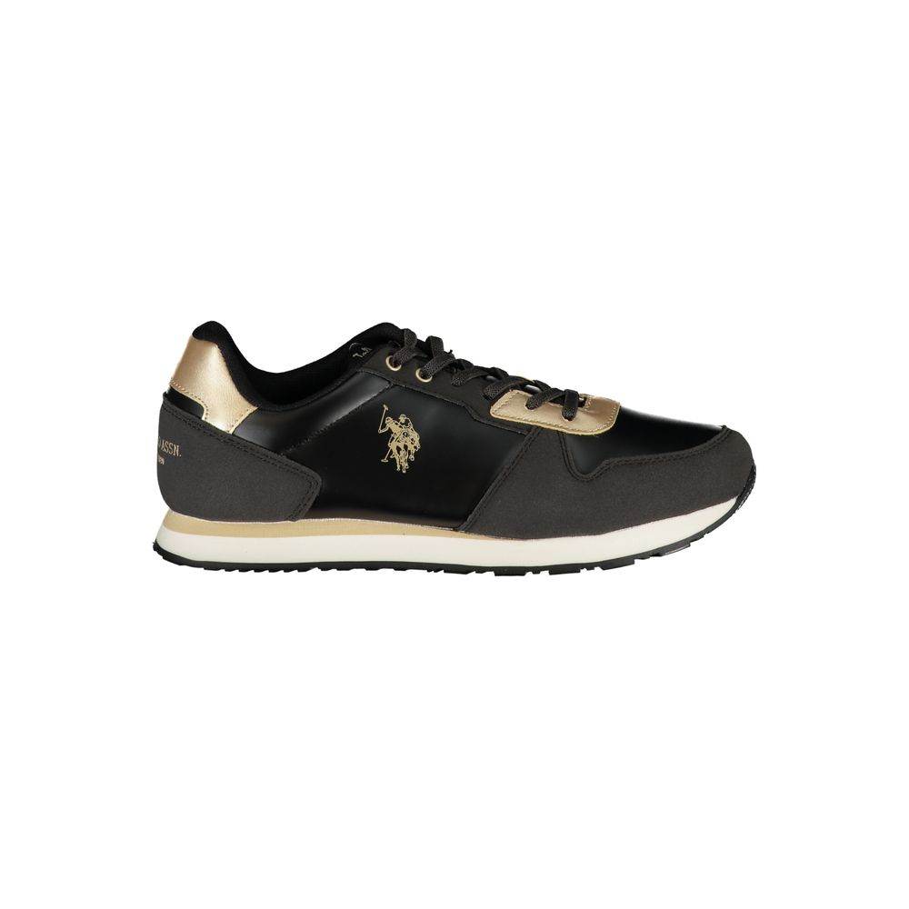 U.S. POLO ASSN. Black Polyester Sneaker - Hilstor