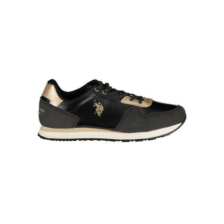 U.S. POLO ASSN. Black Polyester Sneaker - Hilstor