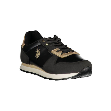 U.S. POLO ASSN. Black Polyester Sneaker - Hilstor