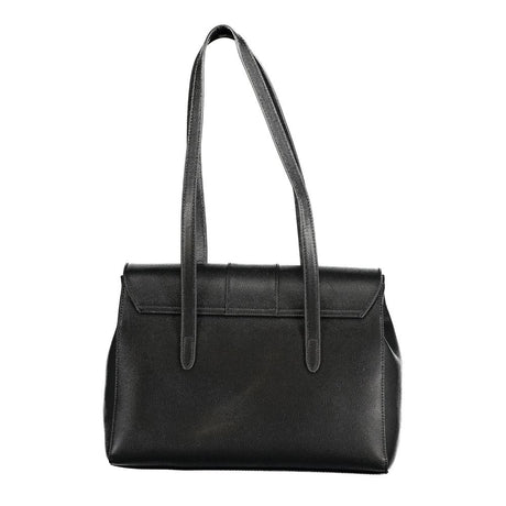 Mario Valentino Black Polyethylene Women Handbag