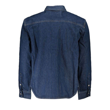 Calvin Klein Blue Cotton Men Jacket - Hilstor