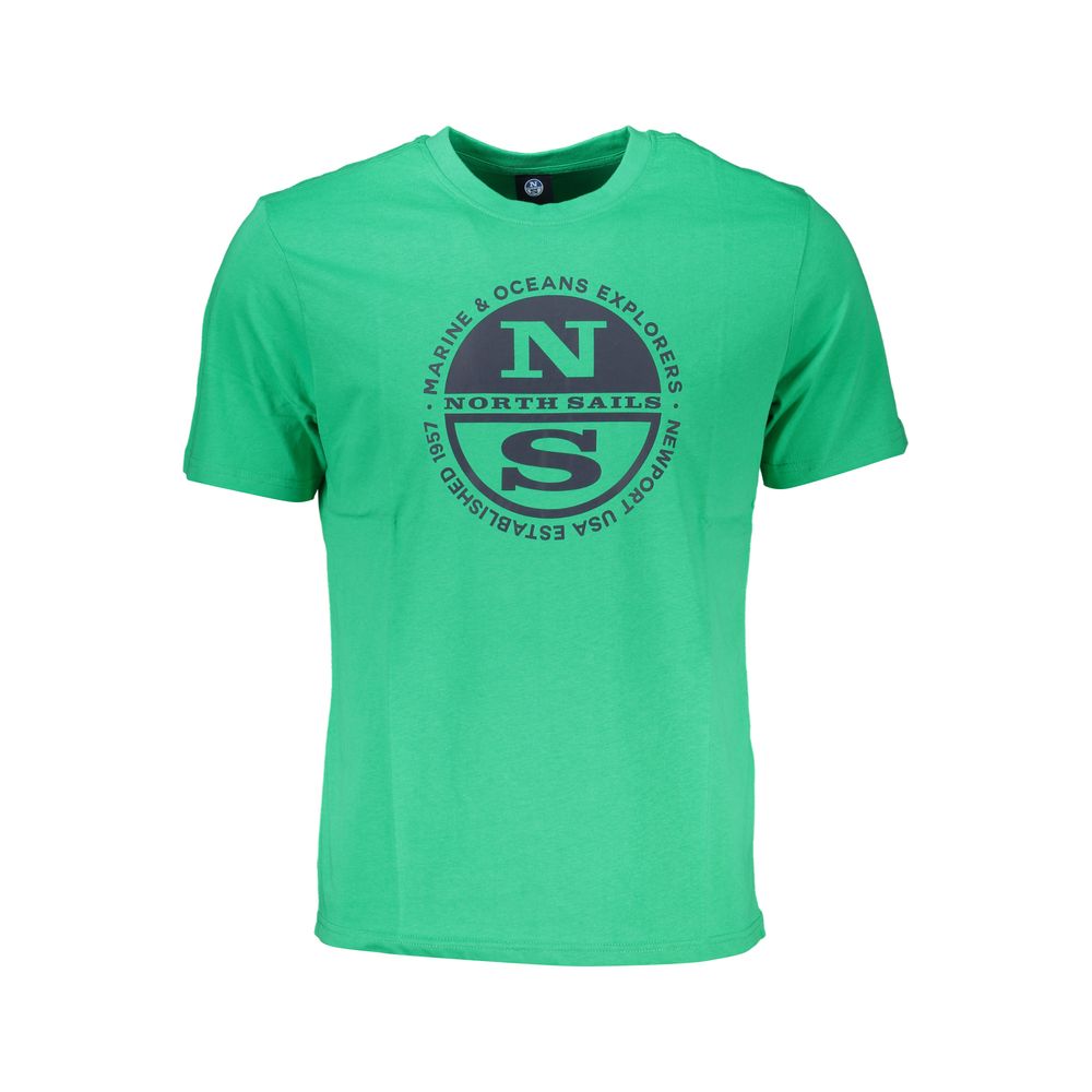 North Sails Grøn T-shirt i bomuld