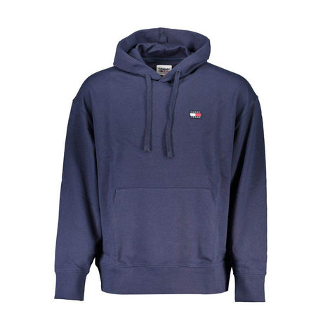 Tommy Hilfiger Blue Cotton Men Sweater with Hood - Hilstor