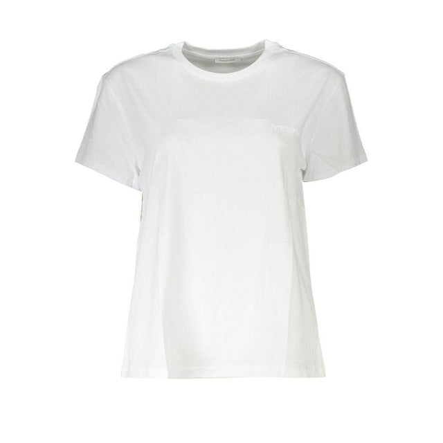 Patrizia Pepe White Cotton Women T-Shirt - Hilstor