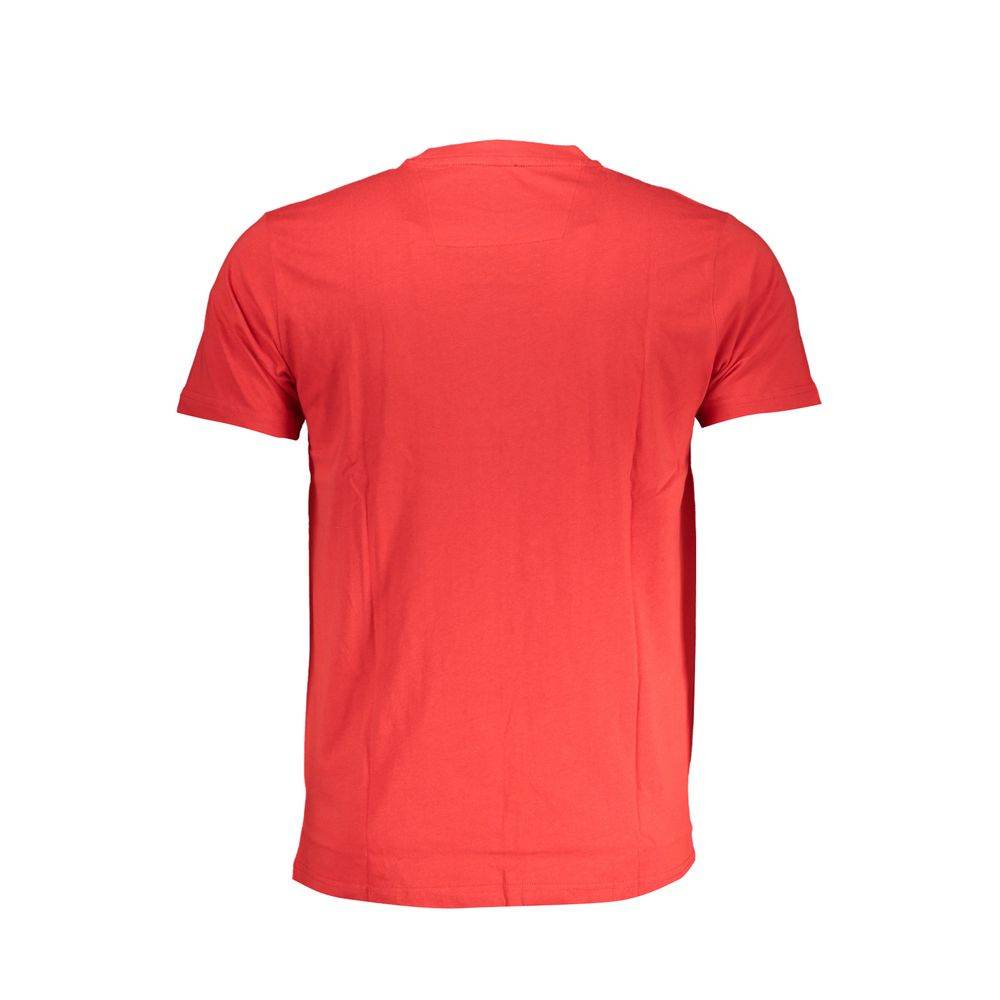 Cavalli Class Red Cotton T-Shirt - Hilstor