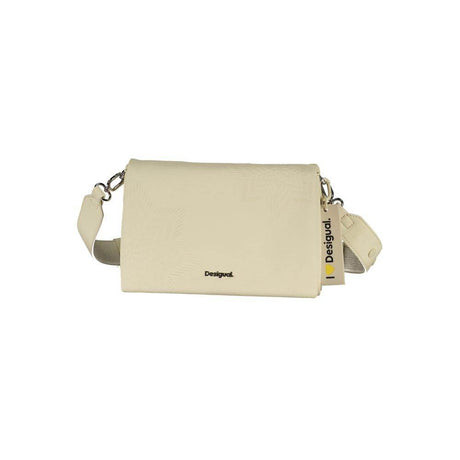 Desigual White Polyethylene Handbag - Hilstor