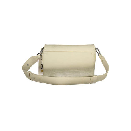 Desigual White Polyethylene Handbag - Hilstor
