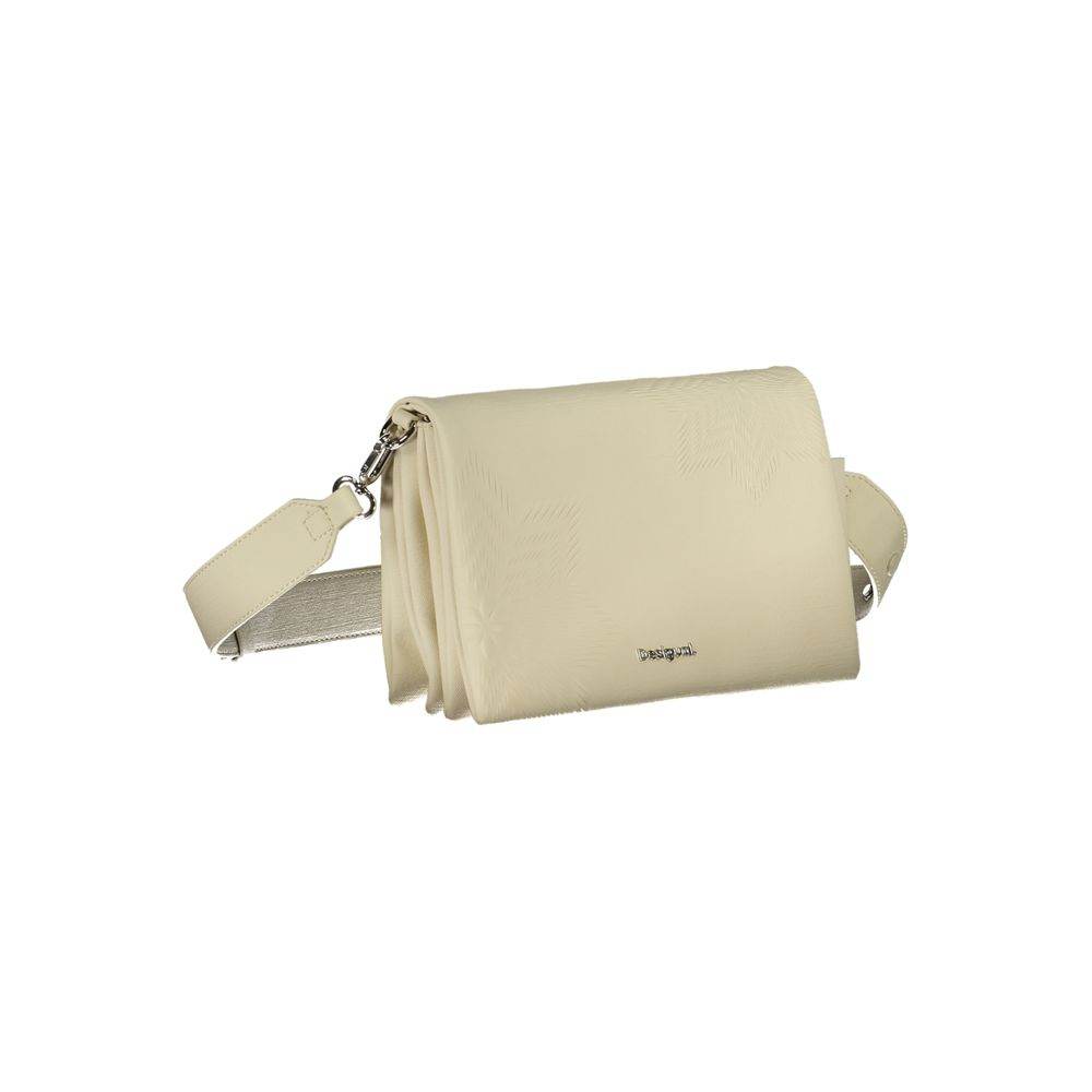 Desigual White Polyethylene Handbag - Hilstor