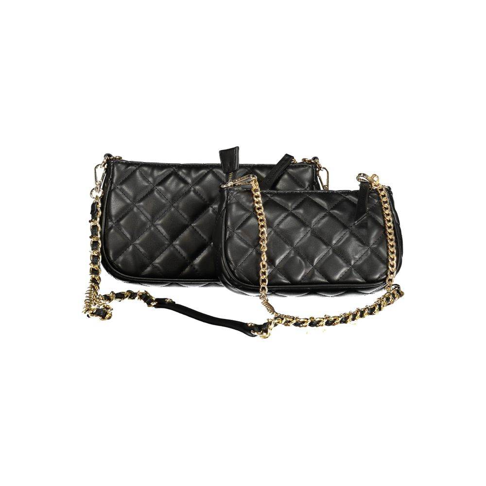 Mario Valentino Black Polyethylene Handbag - Hilstor