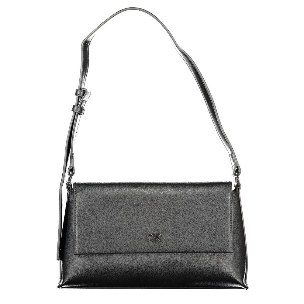 Calvin Klein Black Polyester Handbag - Hilstor