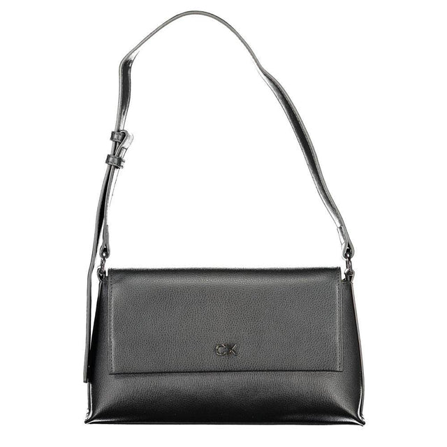 Calvin Klein Black Polyester Handbag - Hilstor