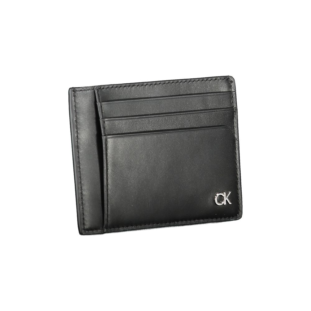 Calvin Klein sort læderpung