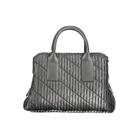 Mario Valentino Black Polyethylene Handbag - Hilstor
