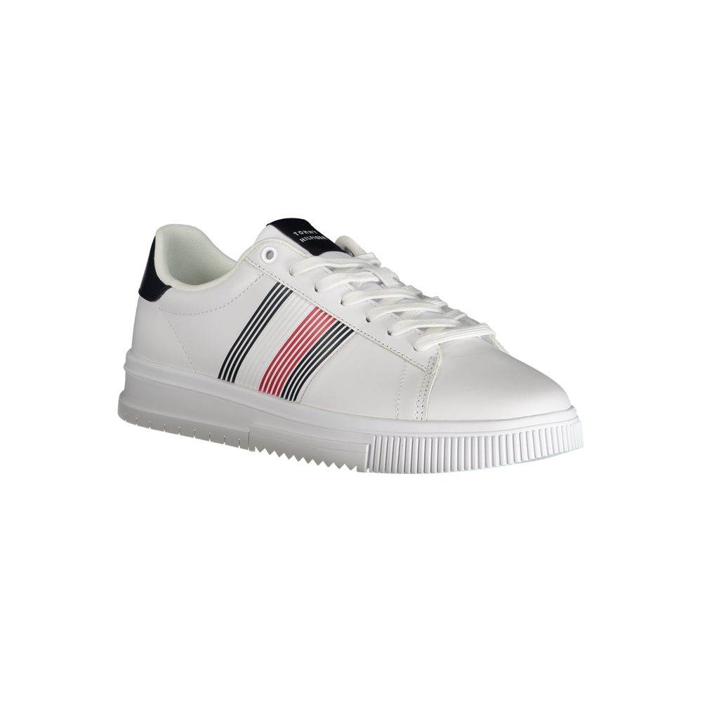 Tommy Hilfiger White Polyester Sneaker - Hilstor
