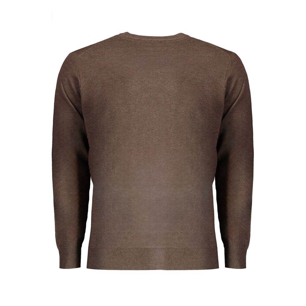 Norway 1963 Brown Wool Men Sweater - Hilstor